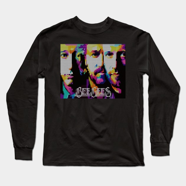 Bee Gees Long Sleeve T-Shirt by H Black Ink